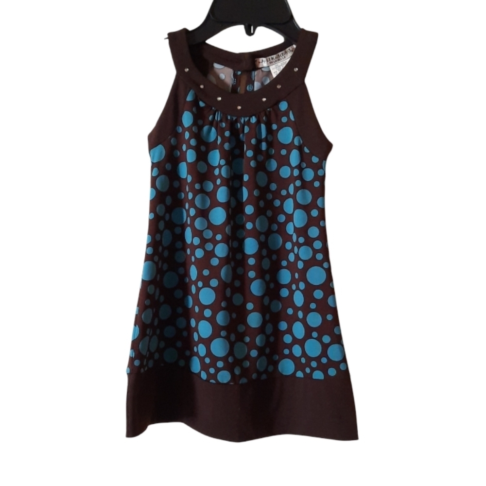 Just Kidding LaBelle Polka Dot Dress Girl's Size 4